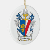 Hartman Family Crest Keramisch Ornament (Rechts)