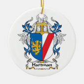 Hartman Family Crest Keramisch Ornament (Voorkant)