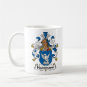Hartmann Family Crest Koffiemok (Links)