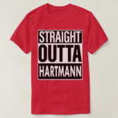Hartmann Naam Straight Outta Hartmann T-shirt (Design voorkant)