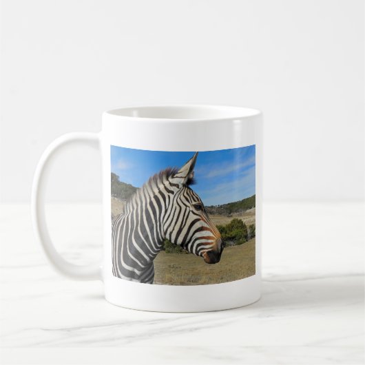 Hartmann's Zebra Profiel op Fossil Rim Koffiemok (Links)