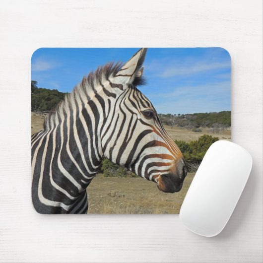 Hartmann's Zebra Profiel op Fossil Rim Muismat (Met muis)