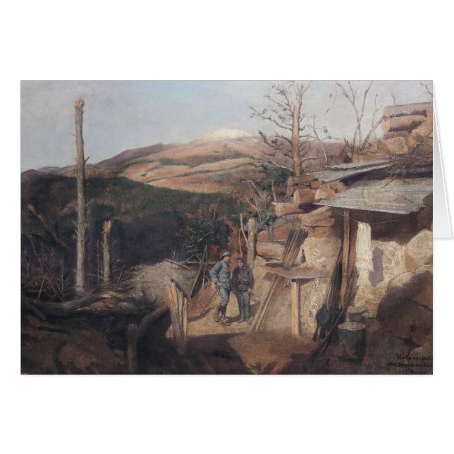 Hartmanswillerkopf, Uitzicht van Roche-Sermet, 191 (Voorkant Horizontaal)