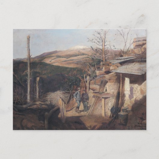 Hartmanswillerkopf, Uitzicht van Roche-Sermet, 191 Briefkaart (Voorkant)