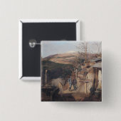 Hartmanswillerkopf, Uitzicht van Roche-Sermet, 191 Vierkante Button 5,1 Cm (Voorkant /achterkant)