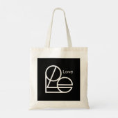 hartmerk van de "liefde" tote bag (Achterkant)