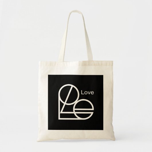hartmerk van de "liefde" tote bag (Voorkant)