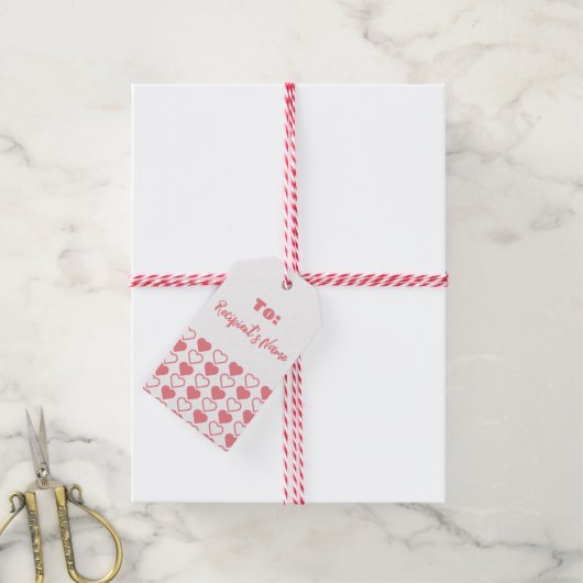Hartmix met naam cadeaulabel (Met Touw)