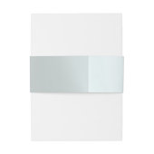 Hartmonogram op Zilver Uitnodigingen Wikkel (Achterkant Voorbeeld)