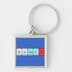 Hartmut periodieke lijstnaamsleutelwoorden sleutelhanger