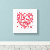 Hartmuur kunst canvas afdruk (Insitu (Houten vloer))