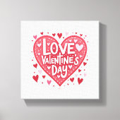 Hartmuur kunst canvas afdruk (Voorkant)