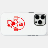 Hartmuziek Case-Mate iPhone Case (Achterkant (horizontaal))