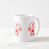 Hartmuziek Koffiemok (Voorkant rechts)