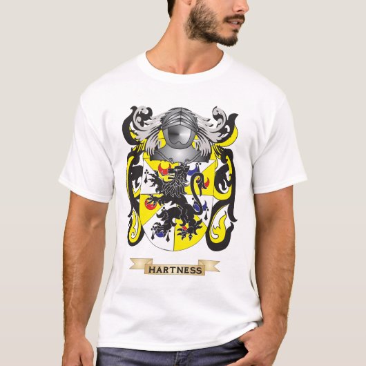Hartness Coat of Arms (familiekust) T-shirt (Voorkant)