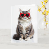 Hartogen Katten Liefde Kaart (Gele Bloem)
