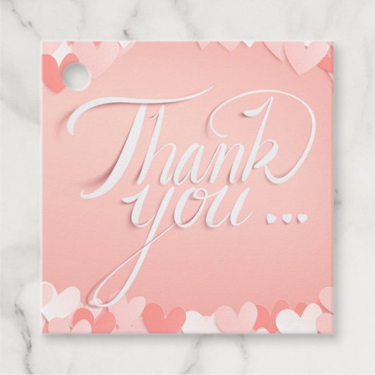 hartontwerp bedankjes labels (Voorkant)