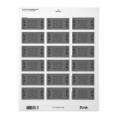 Hartontwerp Etiket (Full Sheet)