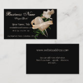 Hartontwerp met Visitekaartjes duif (Voorkant / Achterkant)