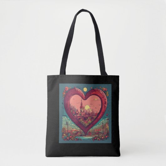 Hartontwerp Tote Bag (Voorkant)