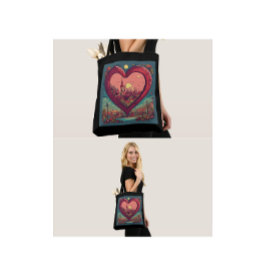 Hartontwerp Tote Bag