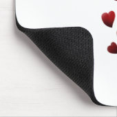 Hartontwerp, Valentijnsdag cadeau, cadeau voor BF, Muismat (Hoek)