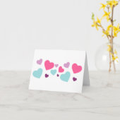  hartontwerp voor hartliefhebbers GEPERSONALISEERD Kaart (Gele Bloem)