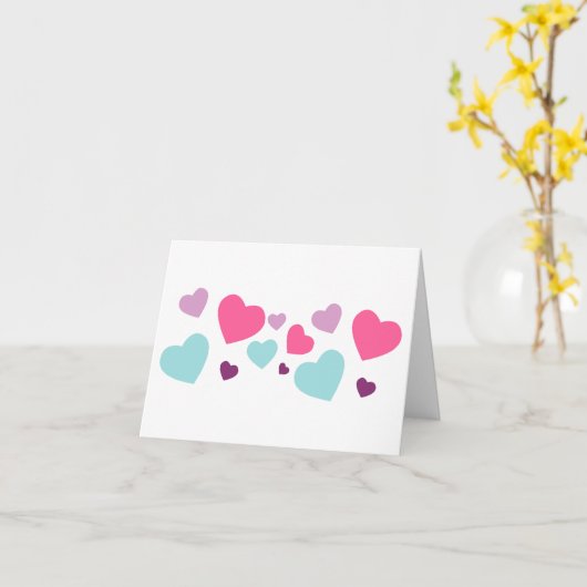  hartontwerp voor hartliefhebbers GEPERSONALISEERD Kaart (Gele Bloem)