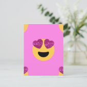 hartoog emoji briefkaart (Staand voorkant)