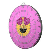 hartoog emoji dartbord (Voorkant Rechts)