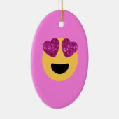 hartoog emoji keramisch ornament (Rechts)
