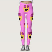 hartoog emoji leggings (Voorkant)
