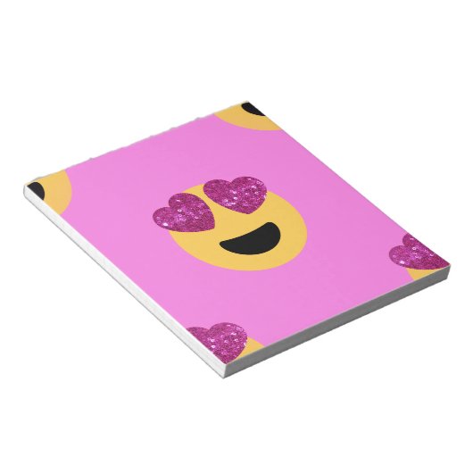 hartoog emoji notitieblok (Schuin)