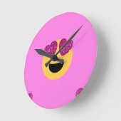 hartoog emoji ronde klok (Hoek)