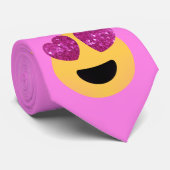 hartoog emoji stropdas (Opgerold)