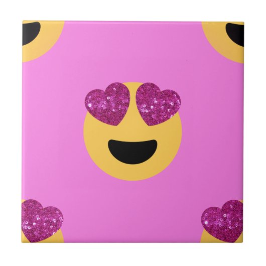 hartoog emoji tegeltje (Voorkant)