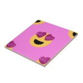 hartoog emoji tegeltje (Zijkant)
