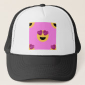 hartoog emoji trucker pet (Voorkant)