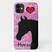 Hartpaard (roze kamo) Case-Mate iPhone case (Achterkant)