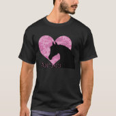 Hartpaard (roze kamo) t-shirt (Voorkant)