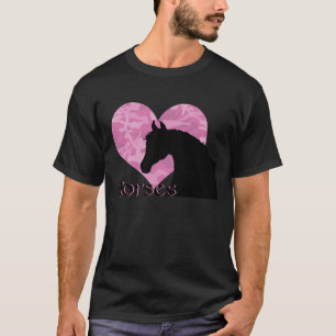 Hartpaard (roze kamo) t-shirt