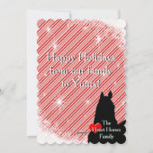 Hartpaarden I-feestdag (snoeprietbakkersvis) Feestdagenkaart (Achterkant)