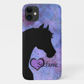 Hartpaarden II (paars) Case-Mate iPhone Case (Achterkant)
