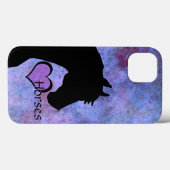 Hartpaarden II (paars) Case-Mate iPhone Case (Achterkant (horizontaal))