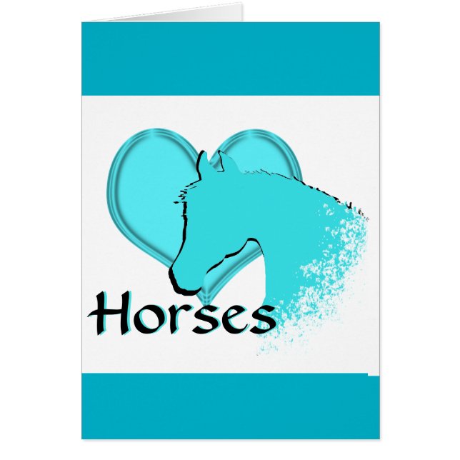 Hartpaarden III (aqua) (Voorkant)
