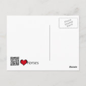 Hartpaarden III (paars/blauw) Briefkaart (Achterkant)