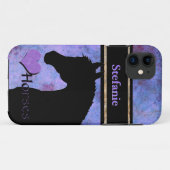 Hartpaarden III (paars/blauw) Case-Mate iPhone Case (Achterkant (horizontaal))