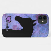 Hartpaarden III (paars/blauw) Case-Mate iPhone Case (Achterkant (horizontaal))