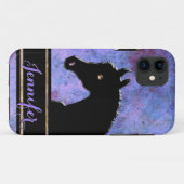 Hartpaarden III (paars/blauw) Case-Mate iPhone Case (Achterkant (horizontaal))