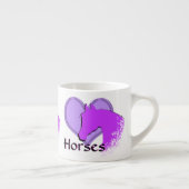Hartpaarden III (paars) Espresso Kop (Rechts)
